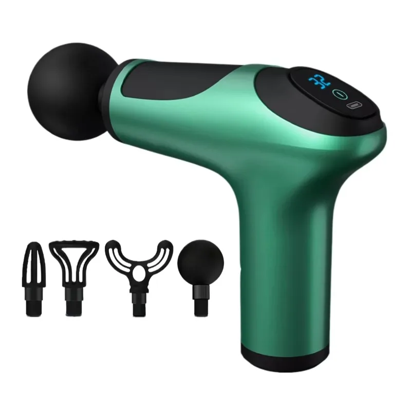 

2025 Custom High Quality Small Fascia Gun Portable Mini Body Muscle Deep Tissue Massage Gun With LCD Display Muscle Pain Relief