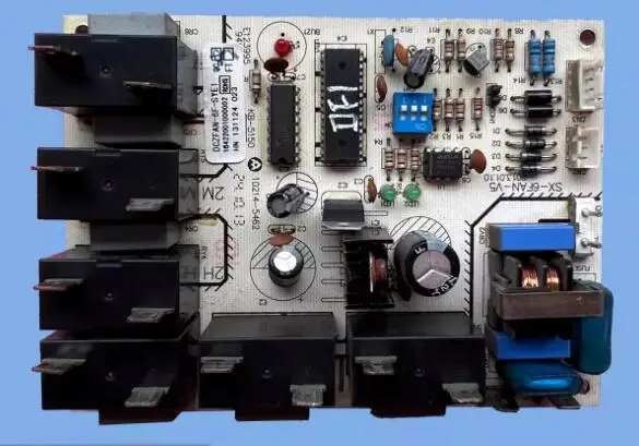 Placa de control del motor del ventilador del aire acondicionado AUX EK, antigua y usada, SX-6FAN-V5, DCZFAN-6F-SYE1, KB-5150, 1642200100002