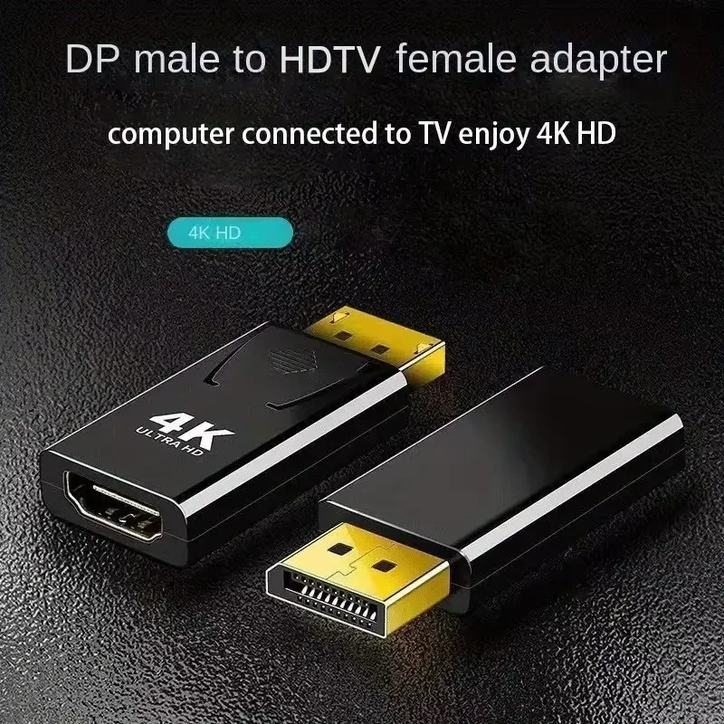 Connettore DP a HDTV 4K DisplayPort DP maschio a HD femmina convertitore adattatore video audio interruttore per computer TV portatile