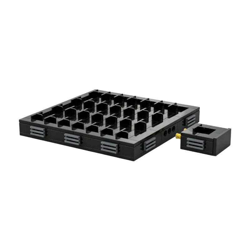 

MOC Mini Troop Display Stand Building Blocks Custom Figure Holder Shelf Bricks Set for Small Character Model Showcase Decor