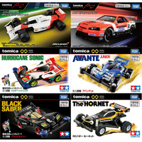 Tomica Premium Unlimited Mini 4WD Avante Jr. Black Special Bakuso Kyodai Let`s & Go!! Magnum Saber Kids Xmas Gift Toys for Boys