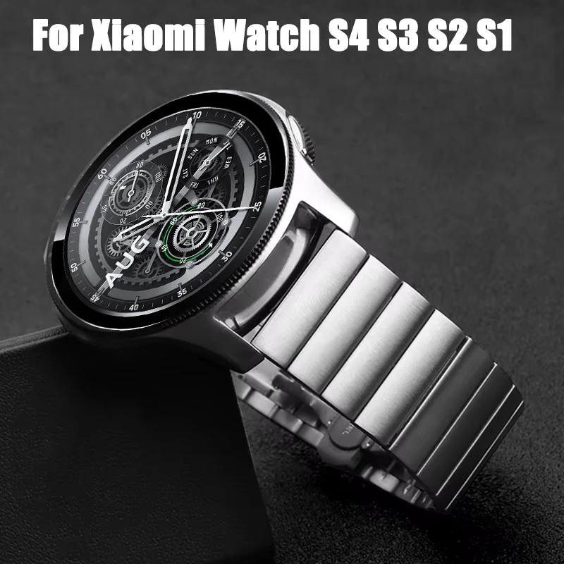 Stainless Steel Band For Xiaomi Watch S4 S3 S2 S1 Pro Active Watch Strap For Mi Watch 2 Pro Sports 22mm Metal Bracelet