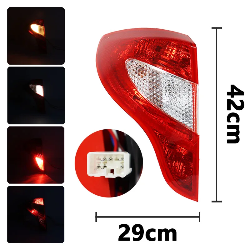 Car LED Rear Tail Light Assembly Lamp Brake Light Turn Signal Light For JAC J3 J3S Hatch Turin 4133100U8010 4133100U8030