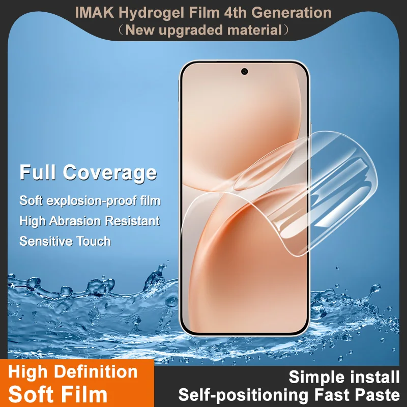 

IMAK 4th Hydrogel Film for Vivo S50 Pro Mini 5G Full Coverage Screen Protector