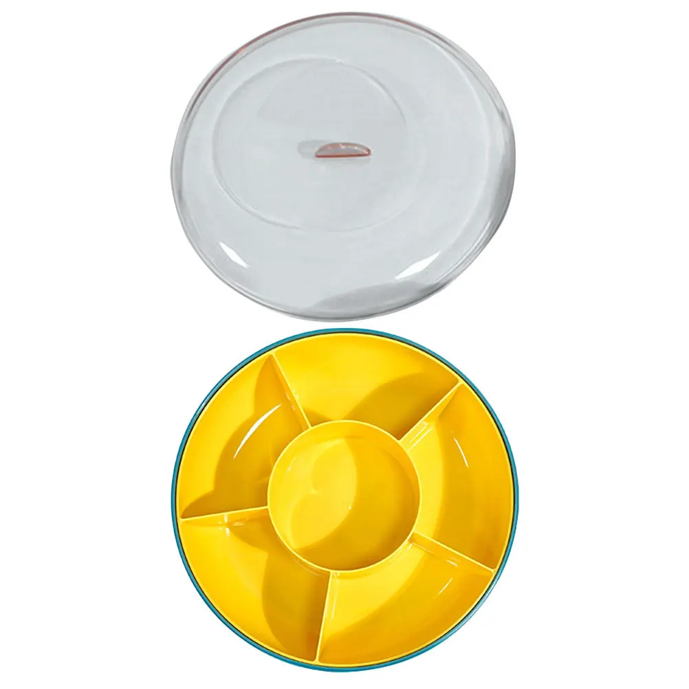 

Creative PP Material Snack Box Multiple Compartments for Fruits Nuts Candies Home Party Use Fruit Plate