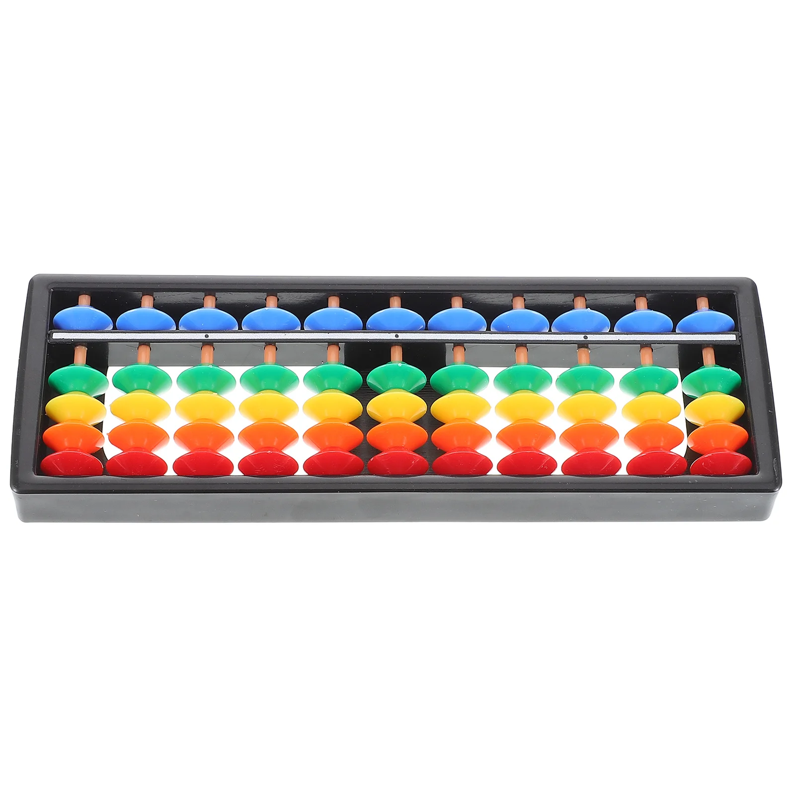 

9-Row Colorful Plastic Abacus 5 Beads Mental Arithmetic Learning Aid Kids Math Counters Educational Tool Math Learning Abacus