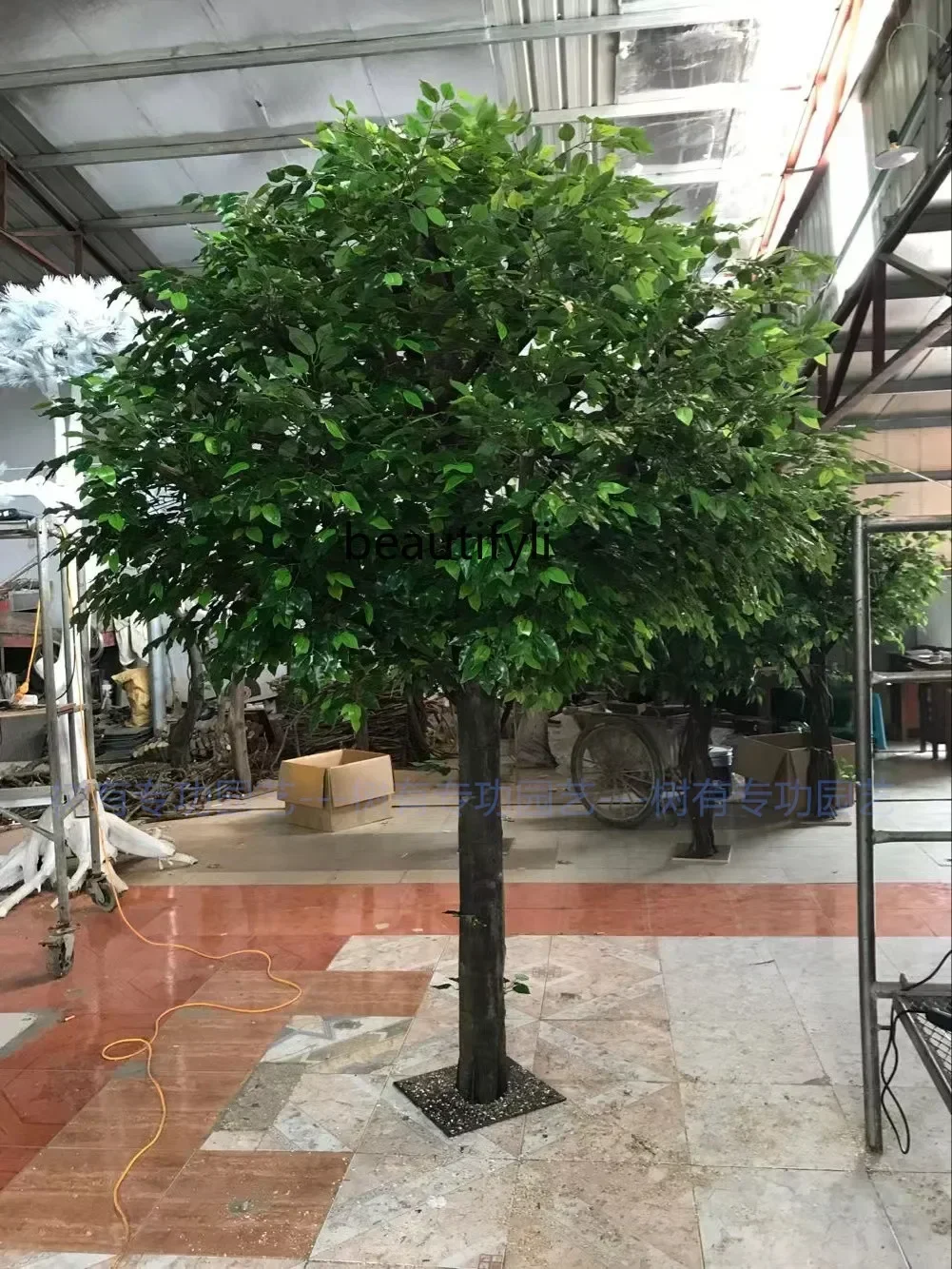

Simulation Tree Fake Trees Large Plant Living Room Fortune Bonsai Decoration