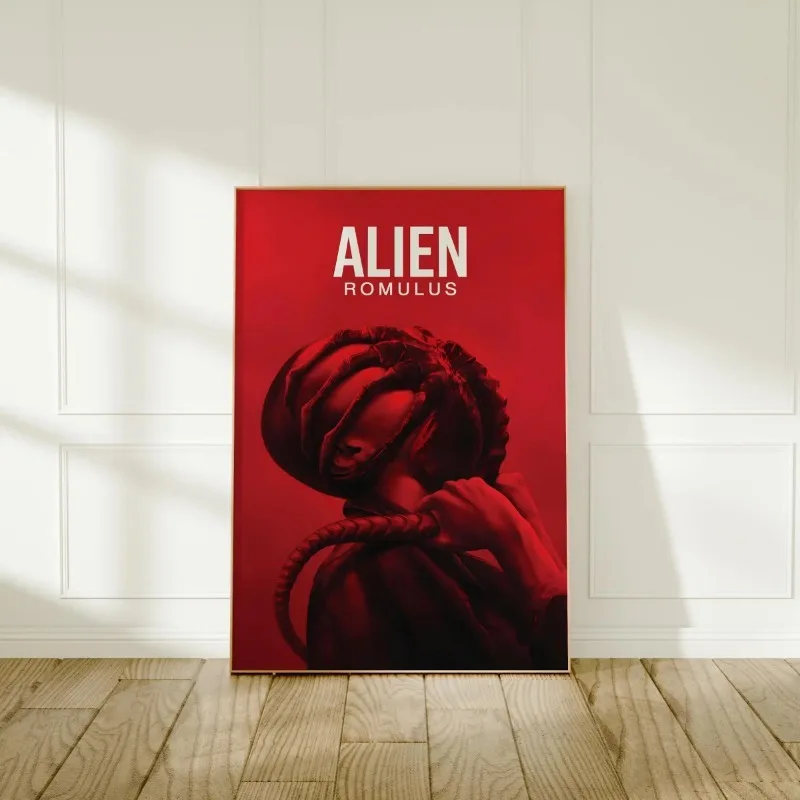 A-Alien Romulus Movie Sci-fi Horror New Monster Sci-fi Film Poster Print Wall Art Pictures Canvas Painting Room Home Decor Gift