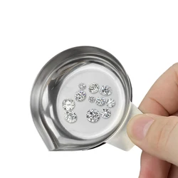 Stainless Steel Diamond Weighing Pan Bare Gems Stone Diamond Weigh Dish Scale Weigh Tray Jewelry Tools