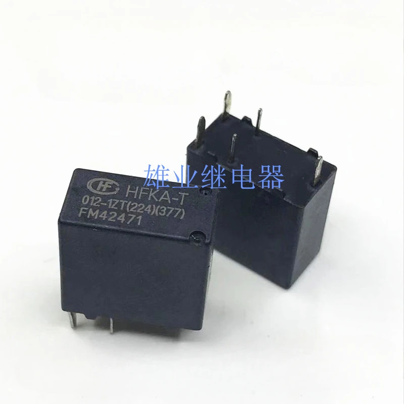 （Brand-new）1pcs/lot 100% original genuine relay:HFKA-T 012-1ZT 5pins Automotive relay  HFKA 012-1ZSTP