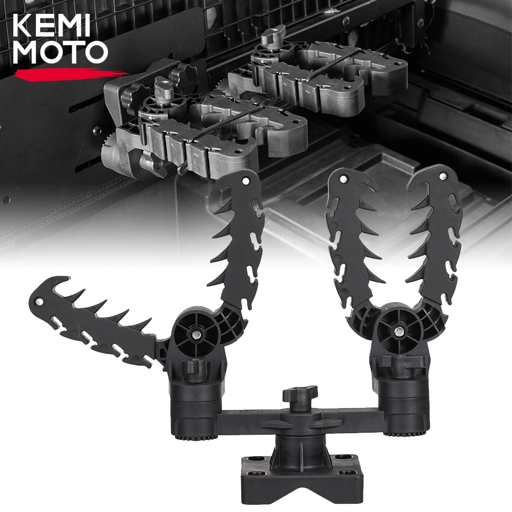 

KEMIMOTO Gun Holder Rack Tool Grips UTV Compatible with Polaris Ranger XP 1000 for Can-Am Defender Hidden Under Seat Bow Rack