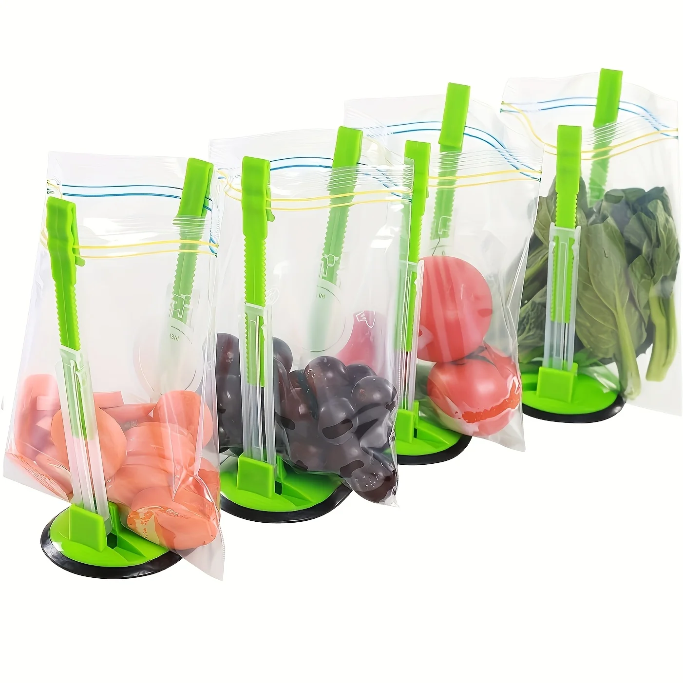 Soporte de bolsa con cremaller - Kitchen Hand Gadgets reseña y precio