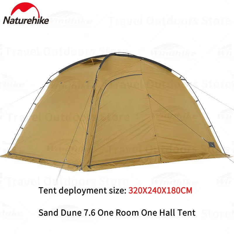 Naturehike 2 Person Tourist Tent Waterproof Beach Ultralight Tent Outdoor Instant Setup Sand Dune One Room One Hall Tent