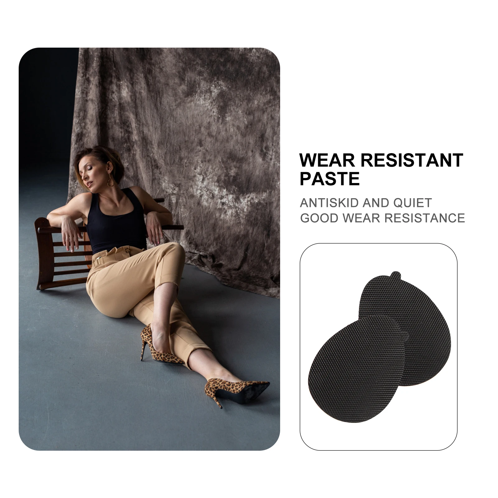 

20 Pcs Anti Shoe Insoles for High Heels Forefoot Cushion Pads Non Women Half Insoles Cowhells Shoes Pad