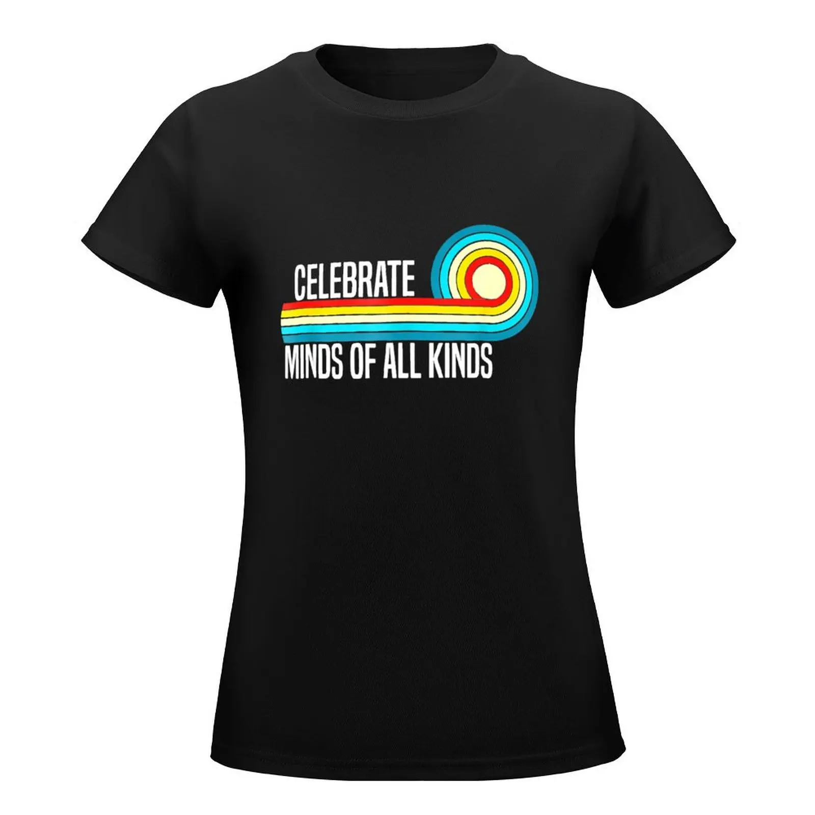 Celebrate Minds Of All Kinds Neurodiversity Autism Awareness T-Shirt plus sizes heavyweights Woman clothing