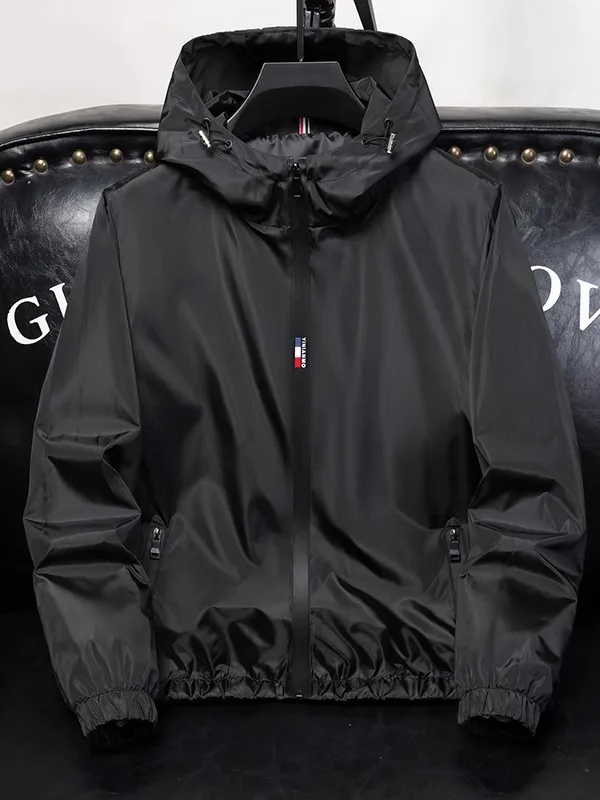 

Мужская куртка с капюшоном, большой размер или Sle, теплая, ветрозащитная, молодежная верхняя одежда, верхнее пальто, полиэстер, подставка, летняя одежда...