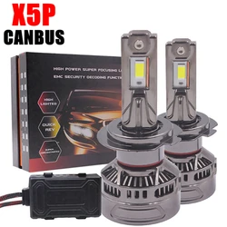 X5P 120W 8000LM H7 LED Headlight CSP H1 H8 H7 H11 9005 HB3 9012 H4 Canbus H7Led Fog Headlight Bulb 12V 24V