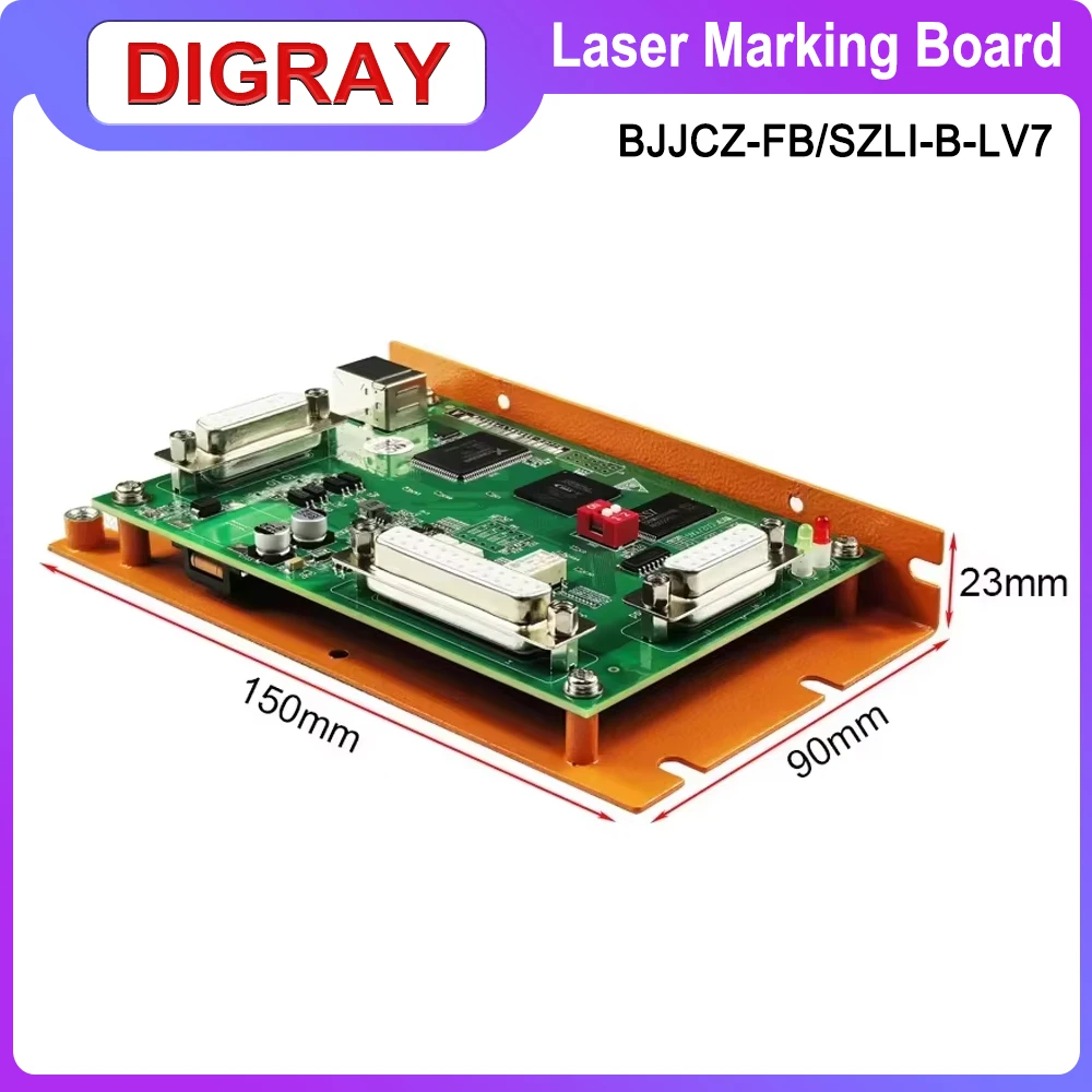DIGRAY BJJCZ Co2 Laser Controller Original Card JCZ Control Board FBLI-B-LV7 Ezcad2 for Co2 & UV Marking Machine
