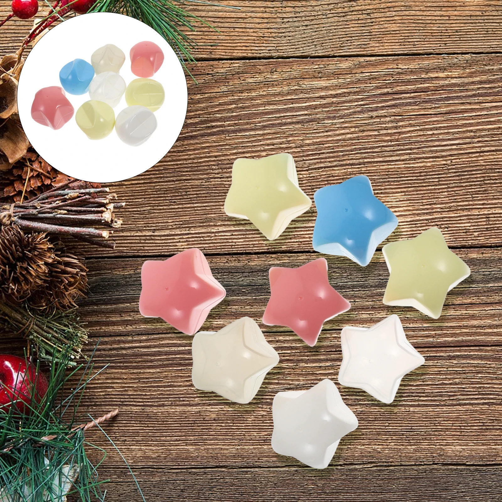 

8Pcs Storage Capsule Box Special Shaped Fillable Easter Candy Container Multi-Purpose Ball for Party Gift Packing