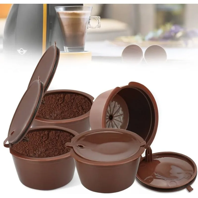 Reusable Coffee Capsule Filter Cup – Eco-Friendly, Refillable for Nescafé Dolce Gusto – Customize Your Coffee Experience