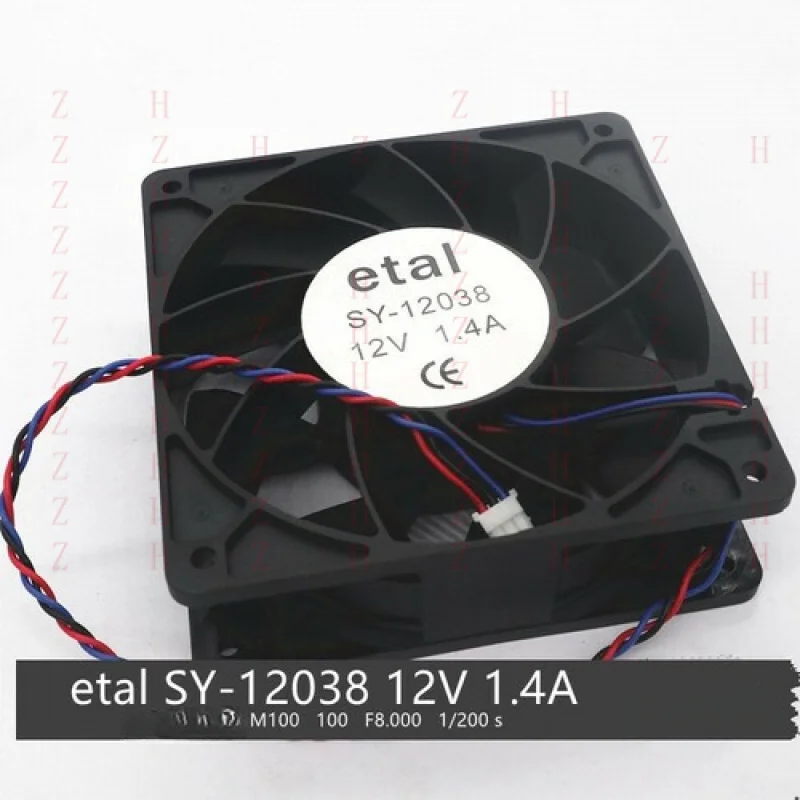 XXZ   SY-12038 FOR 12CM DC12V 1.4A C4/E4/E4+ inverter welding machine 3-pin cooling fan