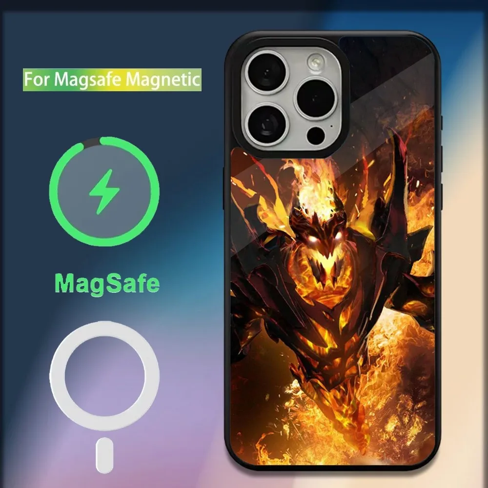 D-Dota 2 Cool Game Phone Case For iPhone 16,15,14,13,12,11,Plus,Pro,Max,Mini Magsafe Magnetic Wireless Charging