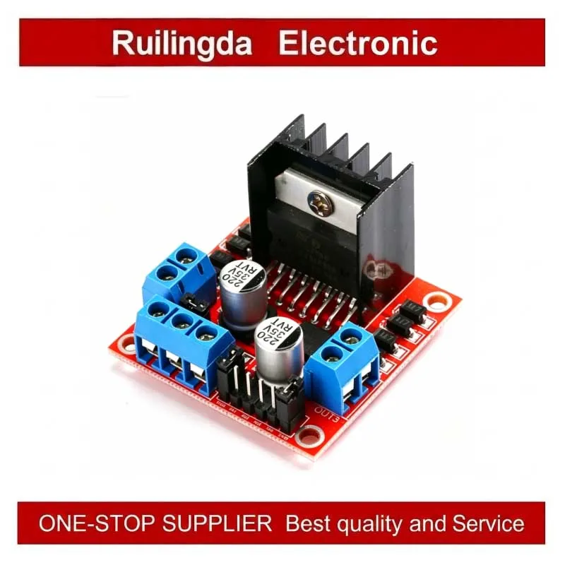 5PCS   L298N Motor Driver Board Module for Stepping Motor Intelligent Car Robot - Electronics Component