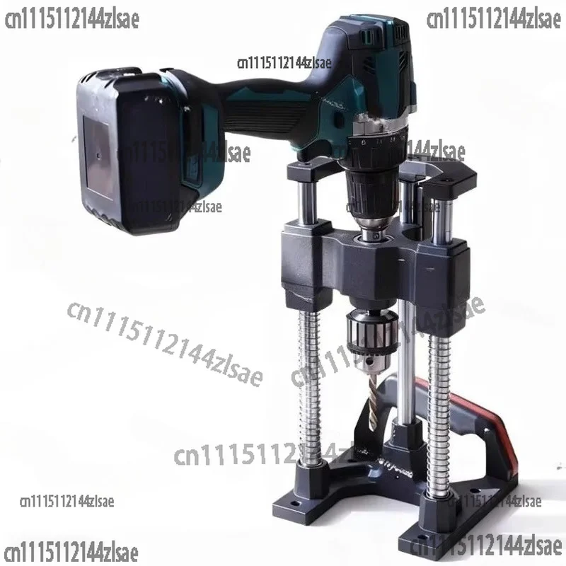 Aluminum Alloy Drill Stand for Wood and Metal (capacity 1-10mm) - Multi-angle Drilling Guide with Scale