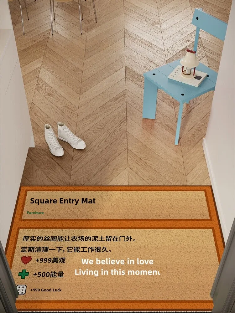 Creative Entrance Mat Star Exposure Valley Anti-Slip Dirty Resistant Door Mat Customizable Size Square round Rectangle Shape