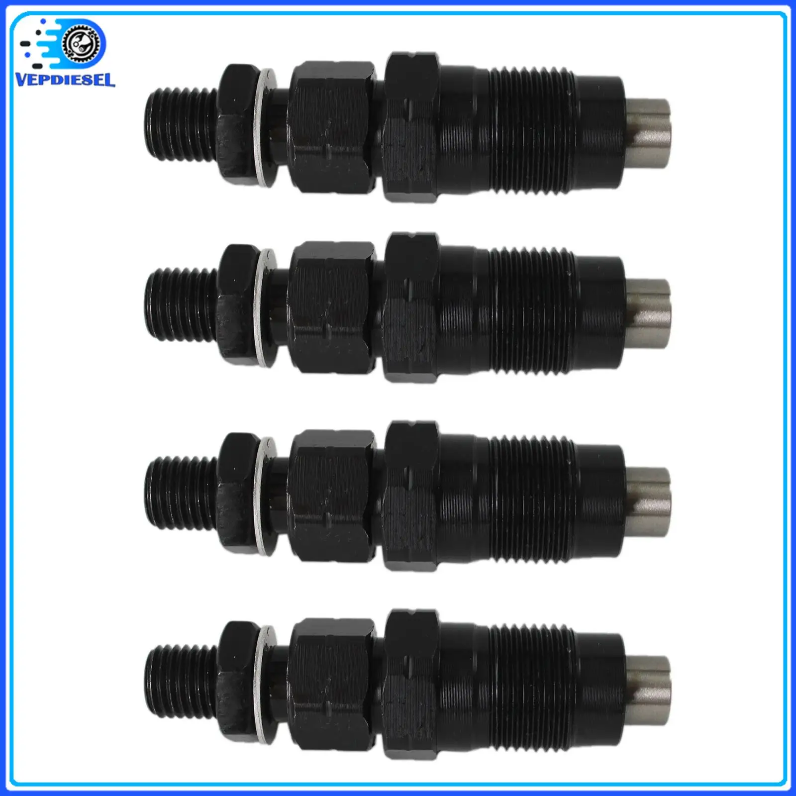 4 шт. дизельные топливные форсунки 16600-63G21 для Nissan Navara QD32 D22 3,2L, новые детали двигателя с гарантией 6 месяцев