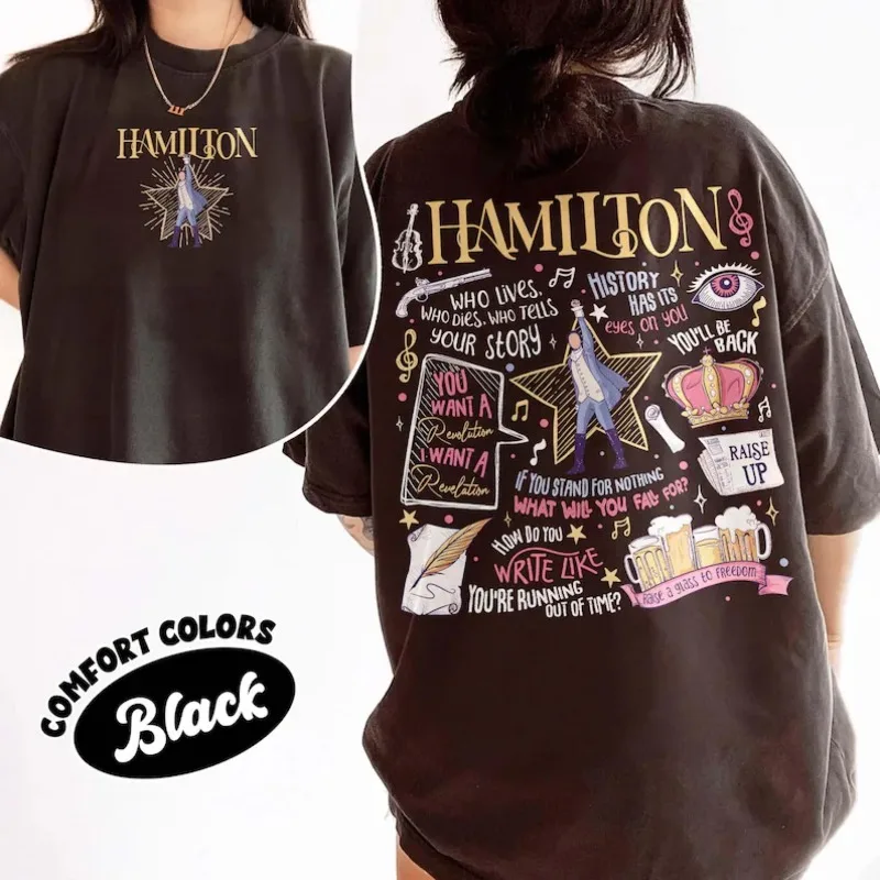 Hamilton Musical Quote Shirt, Lin Manuel Miranda Inspired Revolutionary Line Tee, Vintage American Broadway Musical Fan Gift