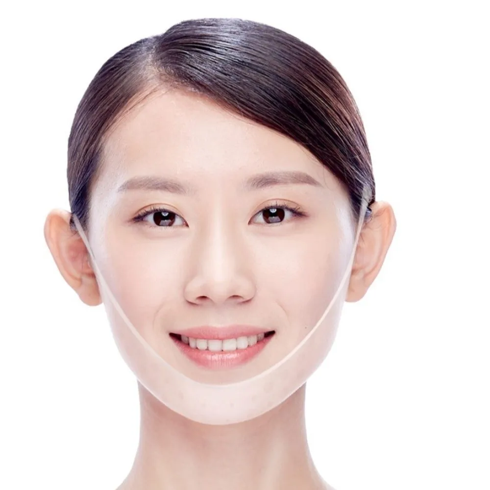Skin Care Tool Silicone Face Strap Belt Mask Lift Up Elasticity Lift Oval Mask Reusable Anti-Wrinkle Face Slimming Strap Sleep