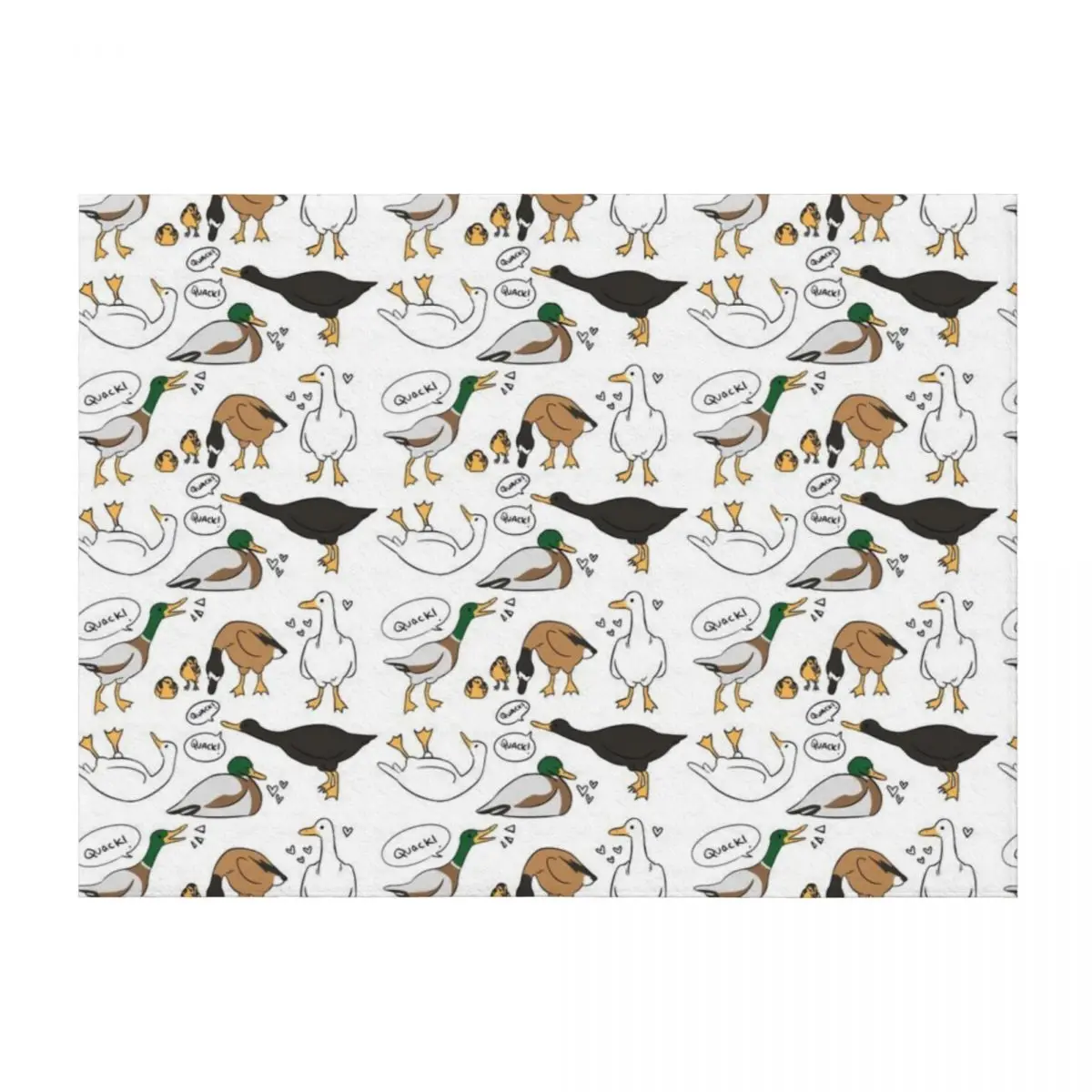 

ducks! Throw Blanket Flannel Sleeping Bag christmas decoration Moving Blankets