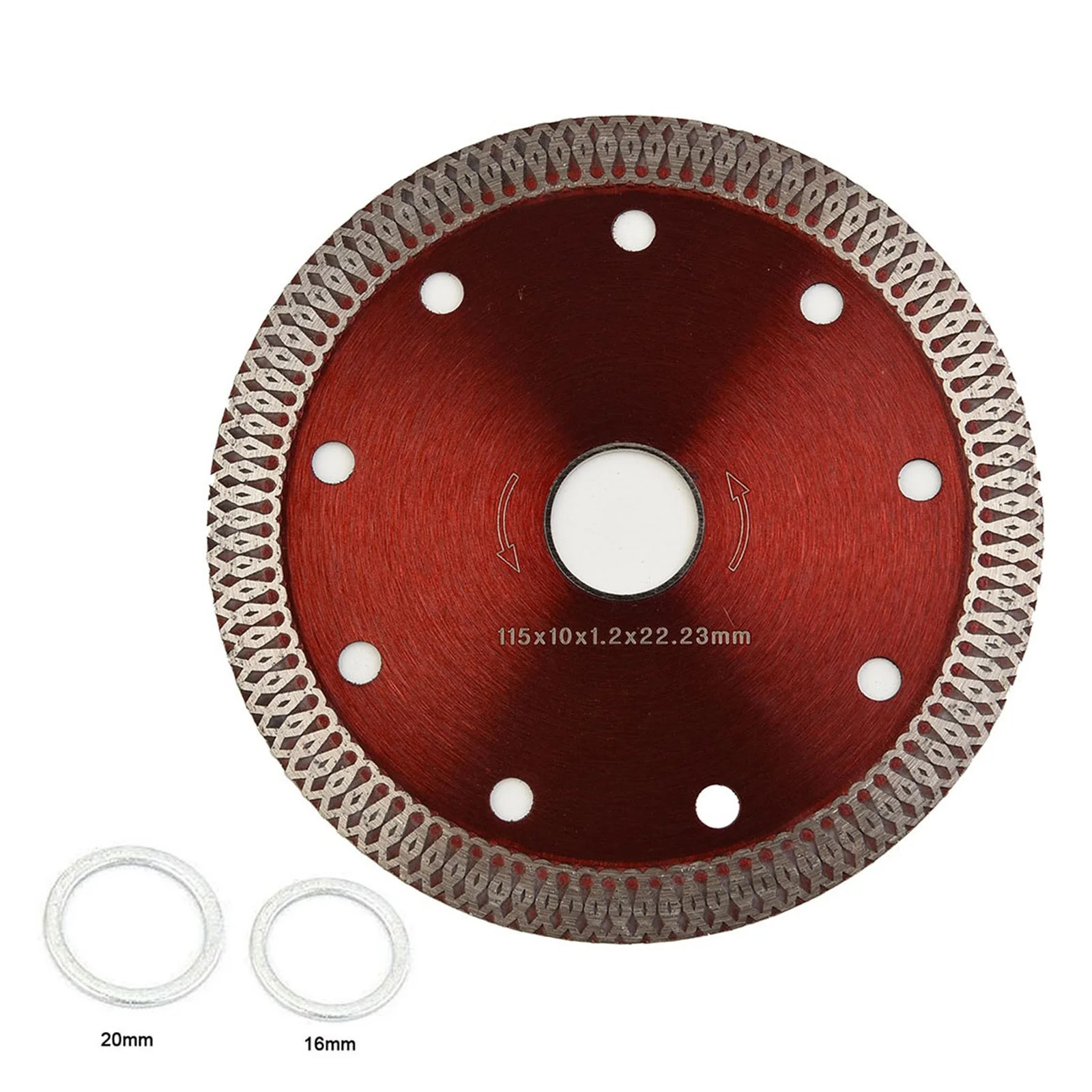 Disc Diamond Saw Blade For Granite Marble Tile Ceramic Brick Cutting 10mm Height 100/115/125mm Dry/wet Cutting