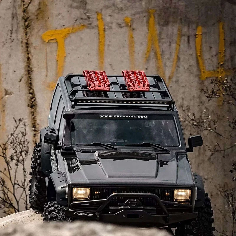 New EMO X2 Lion 1/8 Electric RC Rock Crawler Portal Axle Dual Speed Differential Lock All Terrain Off Road Hobby Vehicle