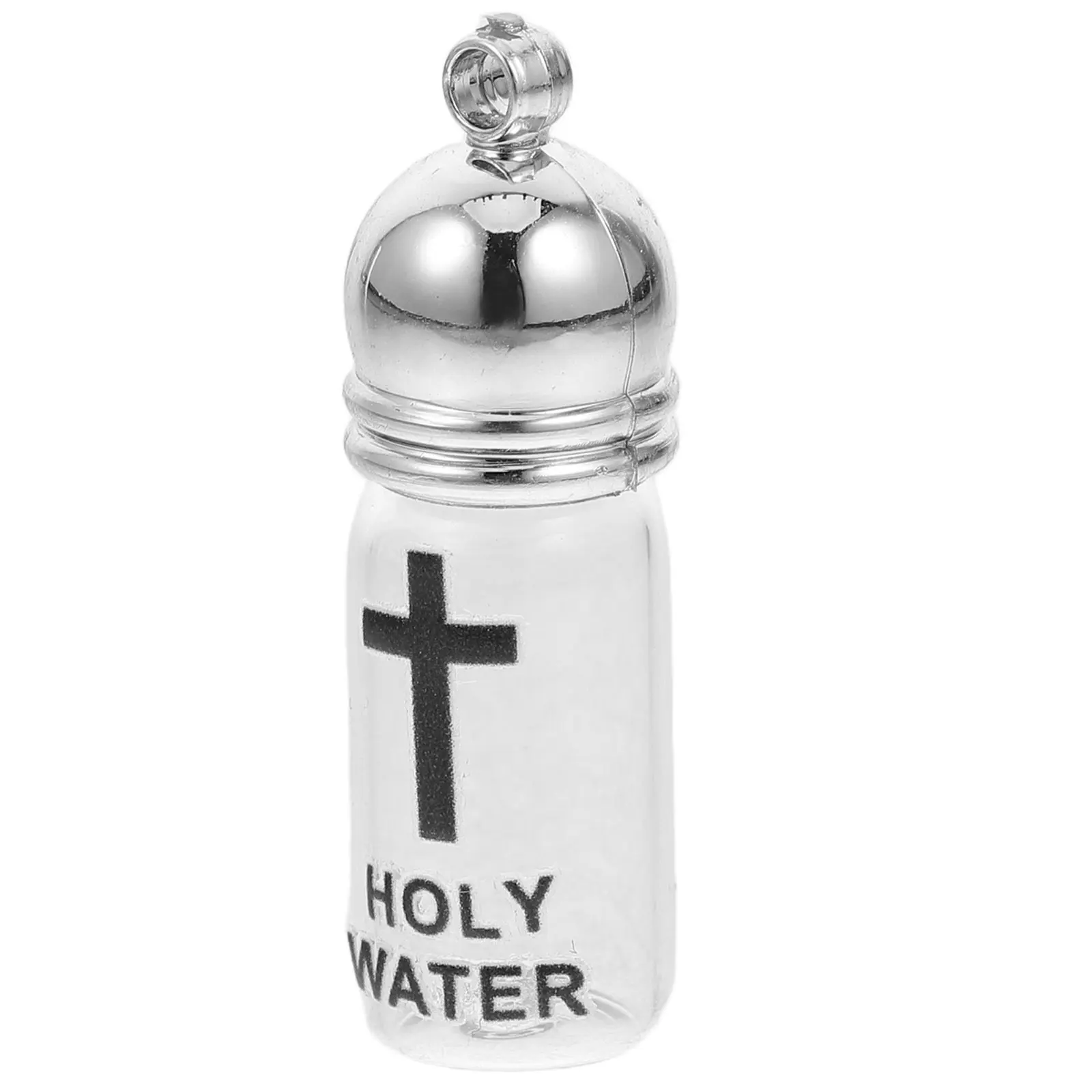 Catholic Holy Water Church Baptism Bottle Glass Halloween Christmas Baptism Holy Water Holy Water Acrylic Cap