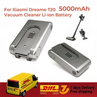 5000mAh Replacement Battery for Xiaomi Dreame Vacuum Cleaner T20 25.2V 3000mAh Li-ion New High Capacity Vacuum Cleaner Battery
