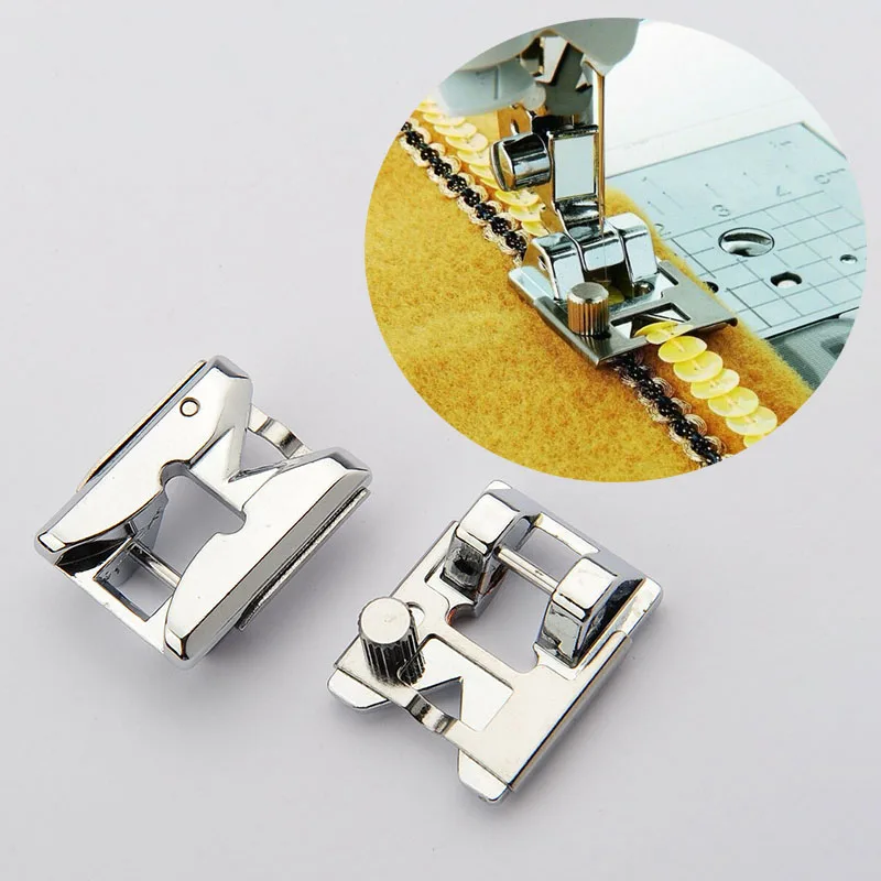 1Pc Braiding Foot Presser Foot Sewing Machine Foot Beaded Presser Foot For Brother Singer Juki Etc Household Sewing Accessories