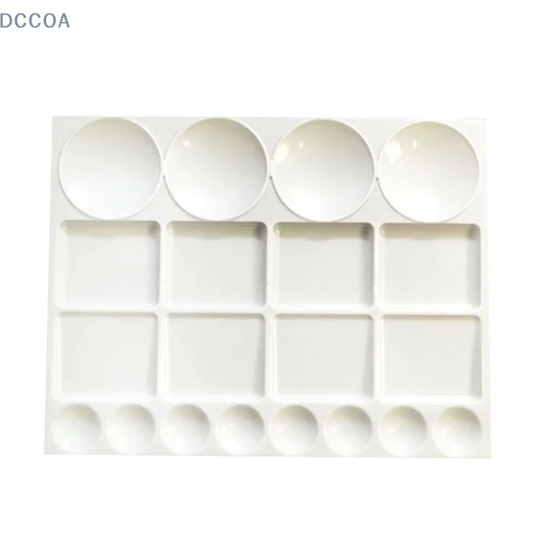 1Pcs Palette Plastic Acrylic Painting Tray Oil Painting Watercolor Art Tray Student Stationery