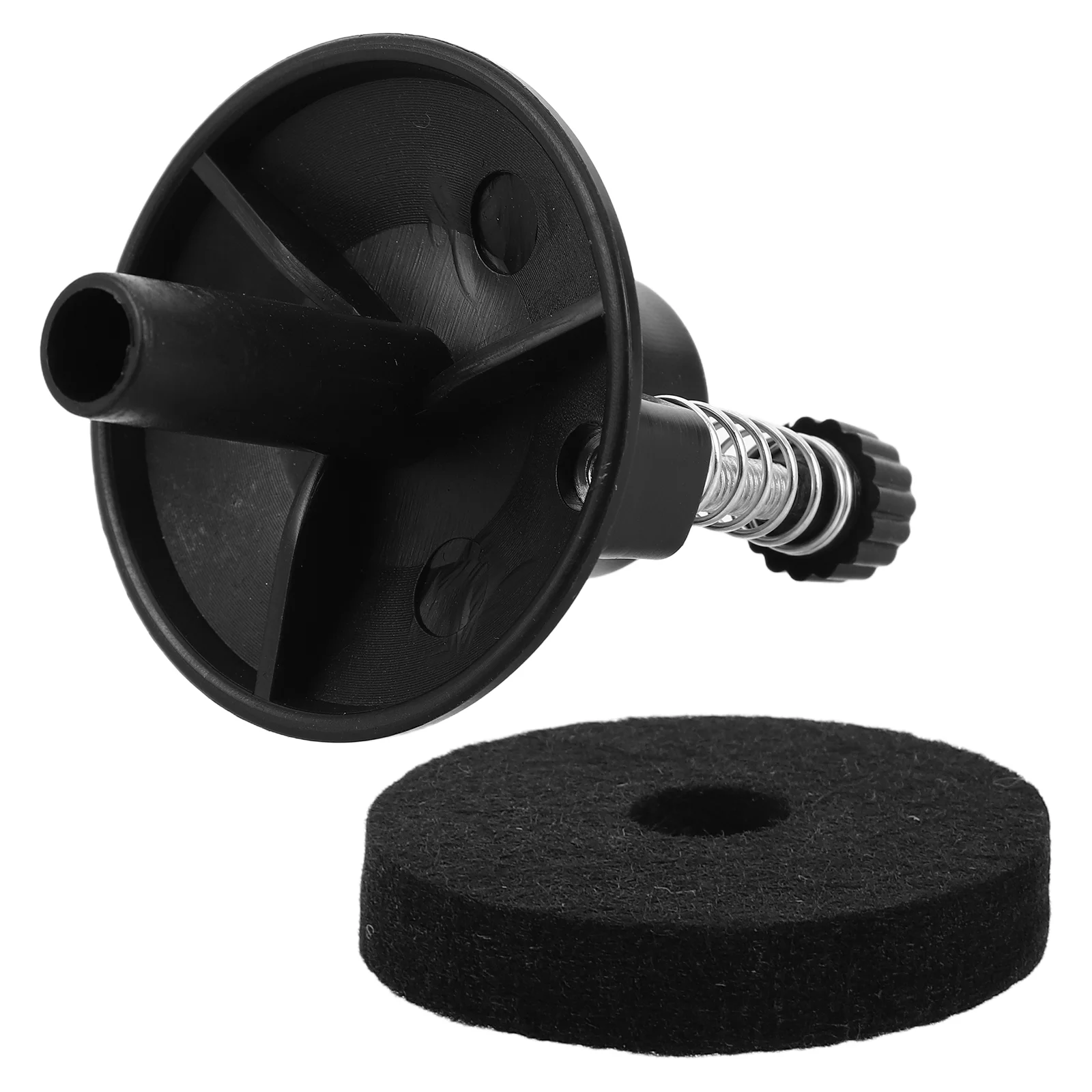 Morsetto per parti del supporto per piatti per porta hi-hat per batteria Sostituisci piatti per gambe hardware di montaggio neri