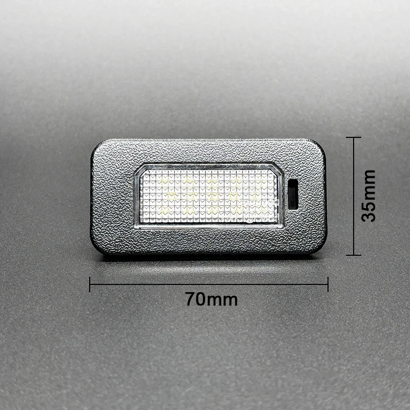 Fit For Alfa Romeo Giulia 2016+ Stelvio 2017+ White LED License Plate Light Number Plate Light