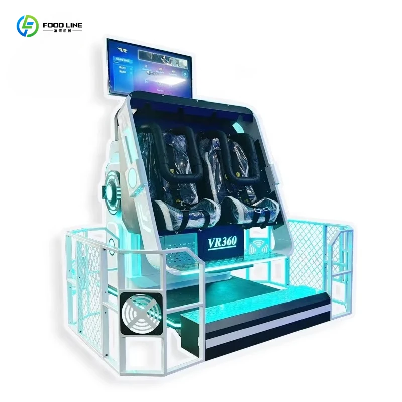 FL VR Plane Simulator 9D, Full Rotation Kids Gaming Ride, Interactive Flight Fun for Indoor Playground