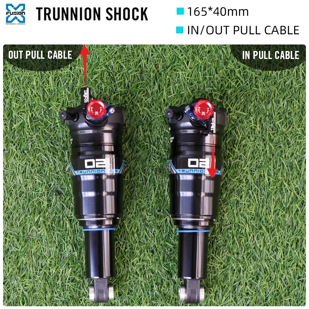 X-FUSION O2 PRO RLR Amortecedor Trilhão Ultraleve 165x40mm 54mm