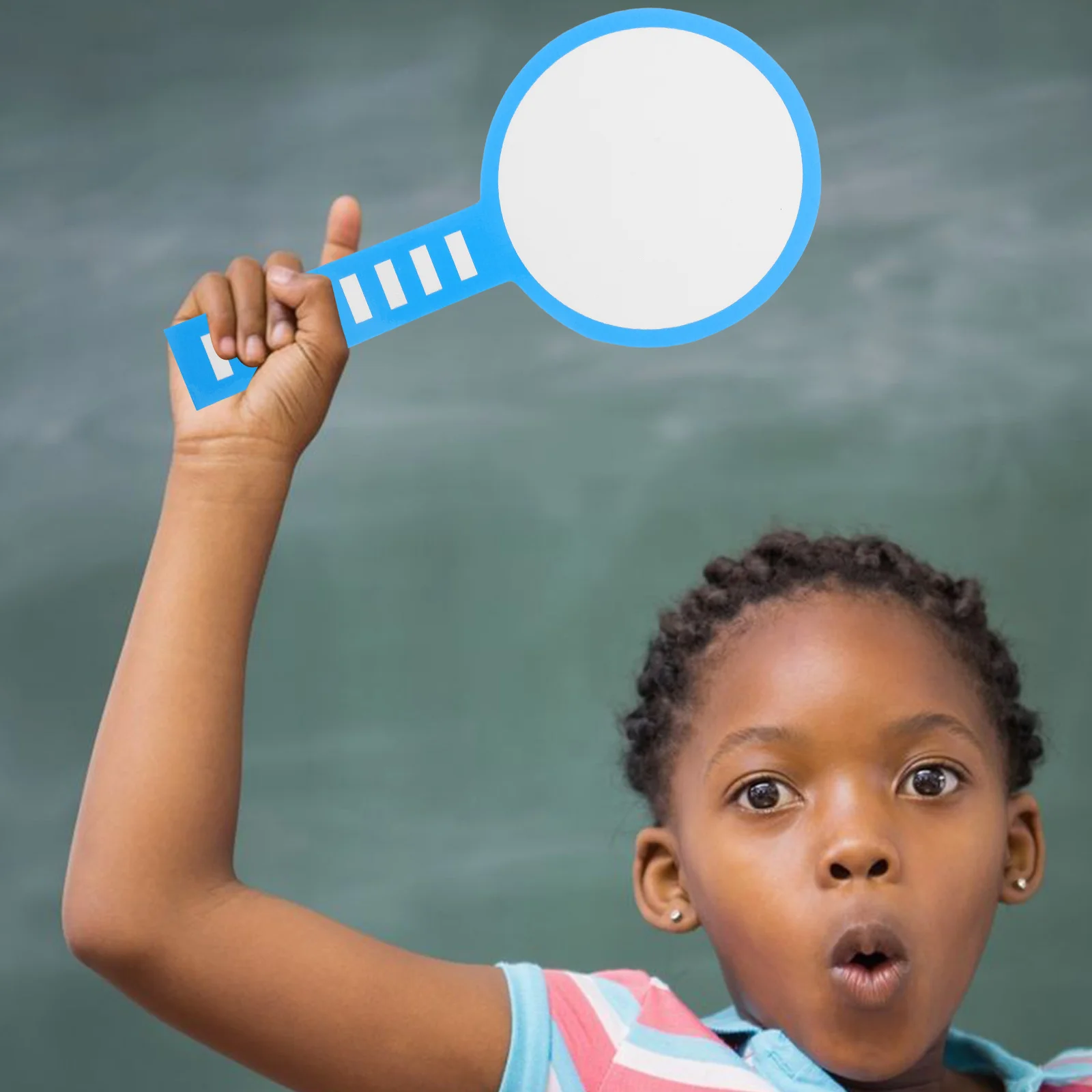 2Pcs Dry Erase Paddle Boards Handheld Whiteboard Reusable Teacher Voting Paddles Classroom Scoreboard Event Paddles