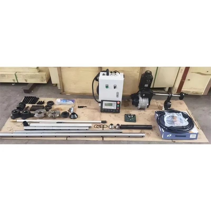 Herramientas automáticas de máquinas de soldadura de orificios y taladrado de línea portátil CNC a la venta