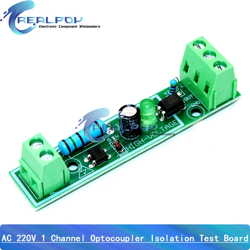 1-Bit AC 220V Optocoupler Isolation Module Voltage Detect Board Adaptive 3-5V For PLC Isolamento Fotoaccoppiatore Module