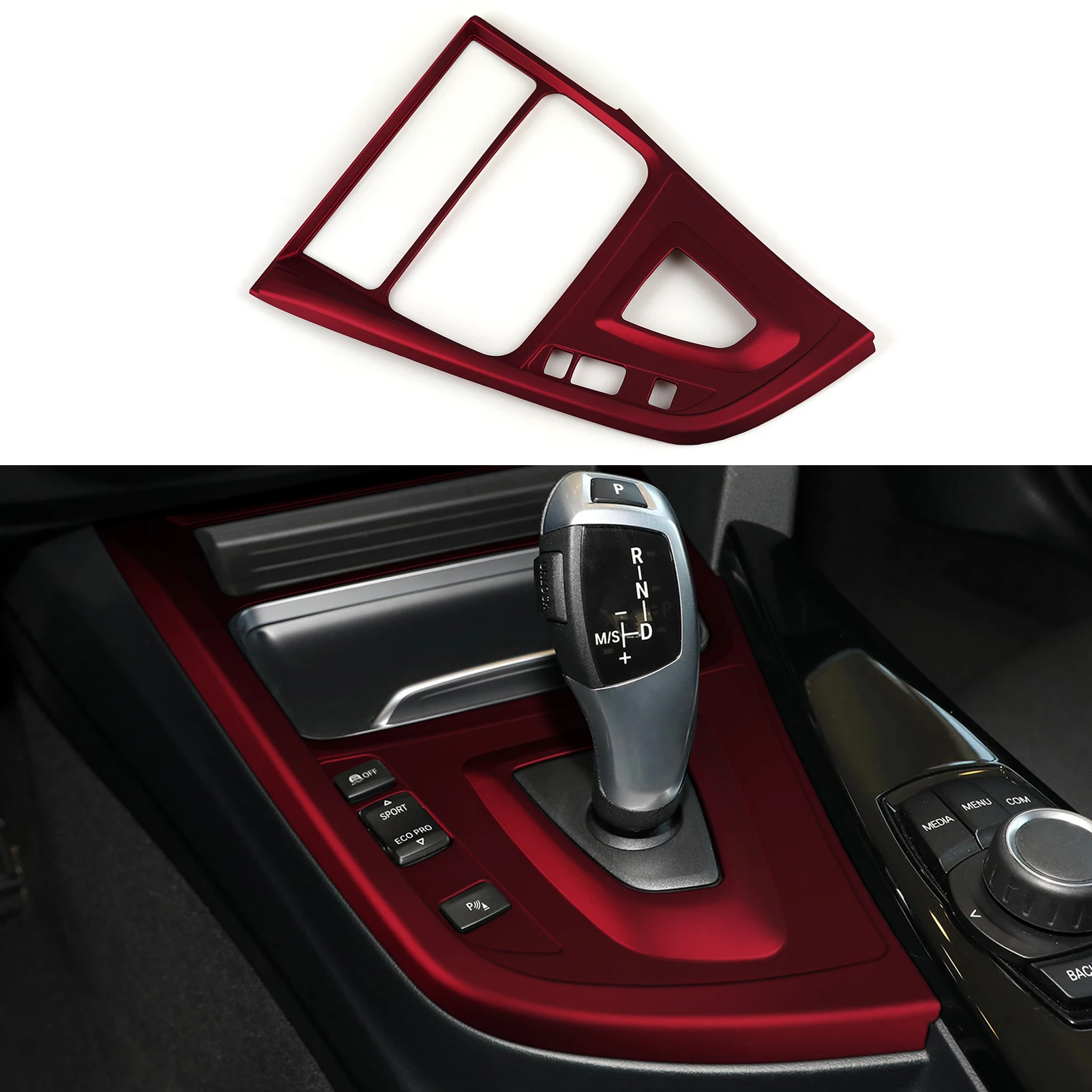 

Car Gear Shift Cover Sticker Decal ABS Trim Compatible with BMW 3 4 Series F30 F31 F34 3GT F32 F33 F36 Accessories