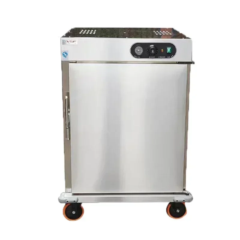 Single and Double Door Stainless Steel Commercial Dining Car Hospital Canteen Hotel Banquet Insulation Moisturizing Mobile