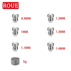 Opryskiwacz armatni 0.9MM-1.4MM pistolet do natryskiwania pianki dysza kryzowa filtr z siatki akcesoria generator pianki ze stali nierdzewnej