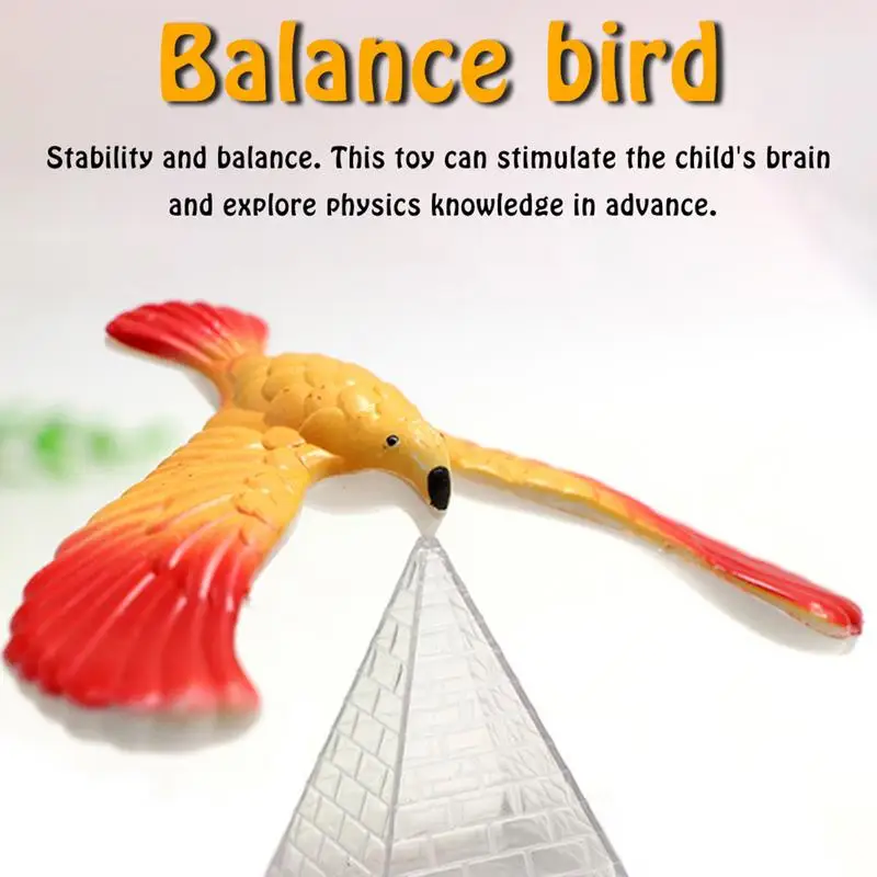 High Quality Novelty Amazing Balance Eagle Bird Toy Magic Maintain Balance Home Office Fun Learning Gag Toy for Kid Gift